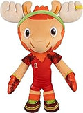Jazwares FIFA® World Cup 2026 Canada 8-Inch Plush - Official Maple™ the Moose Mascot with Red Uniform, Soft Collectible Toy for Fans - Ages 3+