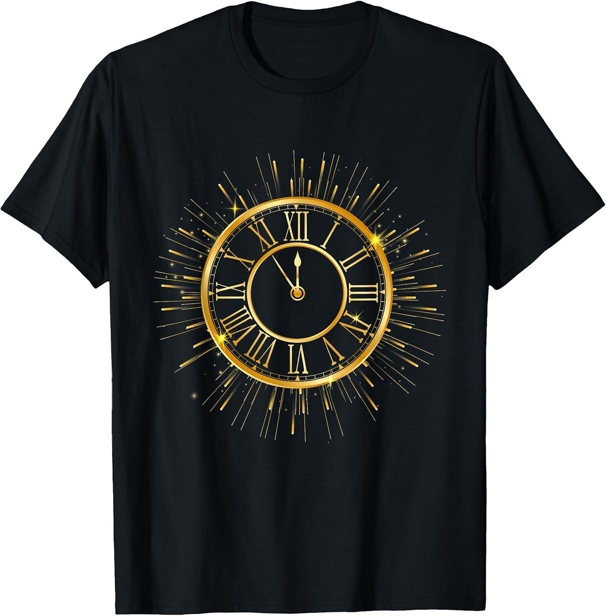 Happy New Year Party Clock New Year's Eve Matching Family T-Shirt