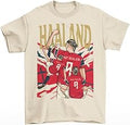 RatTrapTees Erling Haaland Cartoon Style Norway Football Adult Sizes Unisex