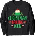 Christmas Baking Crew Funny Xmas Holiday Baker Christmas Long Sleeve T-Shirt