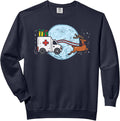Ambulance Reindeer Nurse Christmas Xmas Medical Comfort Colors Adult Sweatshirt