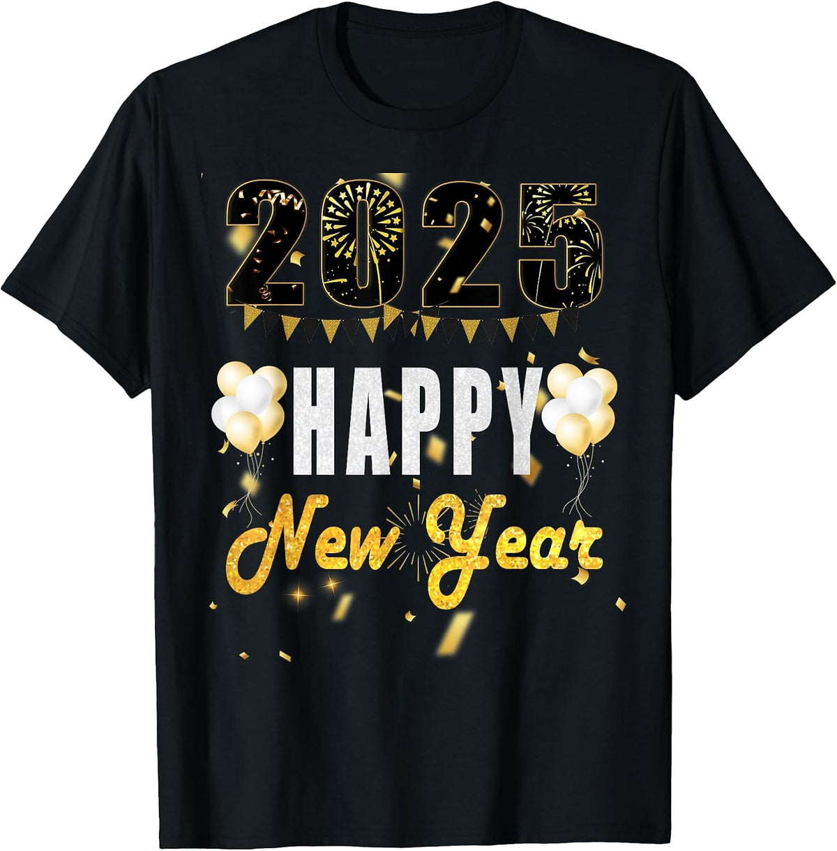 Happy New Year 2025 Family Reunion Party New Year Eve 2025 T-Shirt