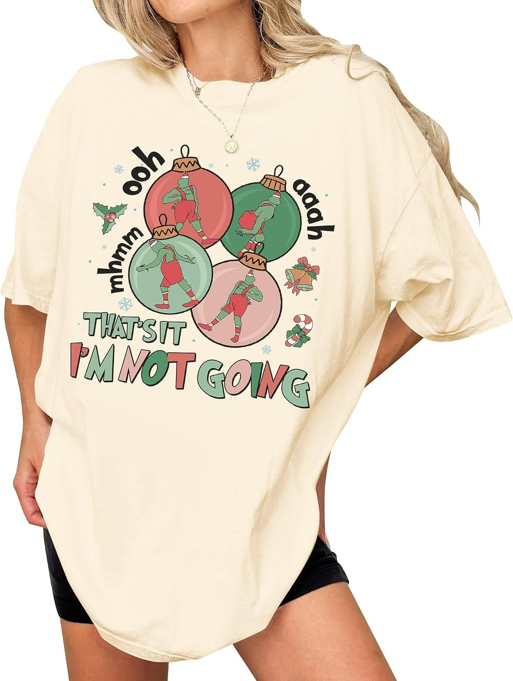 Shirts for Women - Funny Christmas Quotes Tshirts - Unisex Merry Xmas Shirt - Xmas Gifts