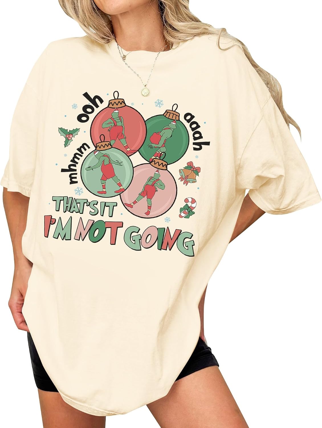 Shirts for Women - Funny Christmas Quotes Tshirts - Unisex Merry Xmas Shirt - Xmas Gifts
