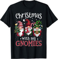 Black Christmas Gnomes T-Shirt