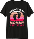 Vintage Retro First Time Mom 2027 Cute Promoted to Mom 2027 Premium Tri-Blend T-Shirt