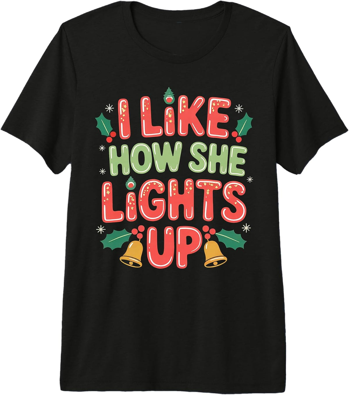 Matching Christmas Couple Outfit Tee Men Women Funny Xmas Premium Tri-blend T-Shirt