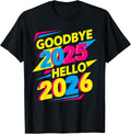 Family New Year Shirts Matching 2025, Funny NYE Hello 2026 T-Shirt