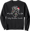 Tachy Christmas Sweater Anatomy Heart Cardiac Nurse Xmas Sweatshirt
