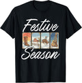 Festive Season Cowboy Cowgirl Christmas Country Western T-Shirt