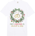 First Christmas As Husband and Wife Married Couples Newlywed Comfort Colors Adult Heavyweight T-Shirt