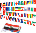 48 Countries Flag Banner Garland Bunting, Decorations for 2026 World Cup Soccer Fans, Watch Party, Sports Events, Patriotic Celebrations International Festival 50 Feet