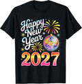 New Year's Eve Party - Happy New Year 2027 Family Men Women T-Shirt