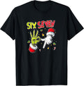 Sixseven Santa Christmas Funny 67 Humor 6-7 mem Six Seven T-Shirt