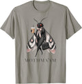 Mothma'am Dark Humor Moth Coffee Lover Funny Cryptid Women T-Shirt