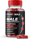 Trion Max Gummies, Trion Max Performance Gummy - Maximum Strength Supplement Gummies, All Natural Support Overall Health & Wellness, Premium TrionMax Advanced Support Gummy Reviews (60 Gummies)