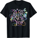 Happy New Year 2025 Festive Family Eve Party Xmas T-Shirt