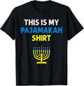 This is My Hanukkah Pajamakah Jewish Menorah Chanukah Pajama T-Shirt