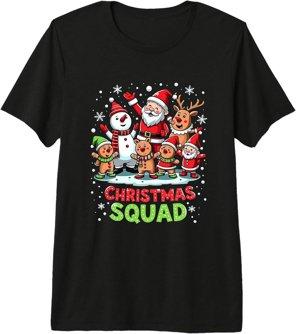 Christmas SQUAD Christmas Festive Group Premium Tri-blend T-Shirt