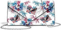 250th Anniversary USA Evening Clutch Purse for Women Butterfly Flower Formal Wedding Cocktail Prom Party Handbag