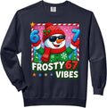 Frosty Vibes 67 Snowman Six Seven Meme Funny Winter Kids Comfort Colors Adult Sweatshirt