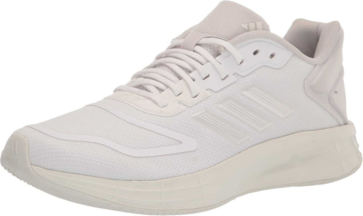 Women's Duramo 10 Running Shoe, White/Zero Metallic/Grey, 8.5 Unisex