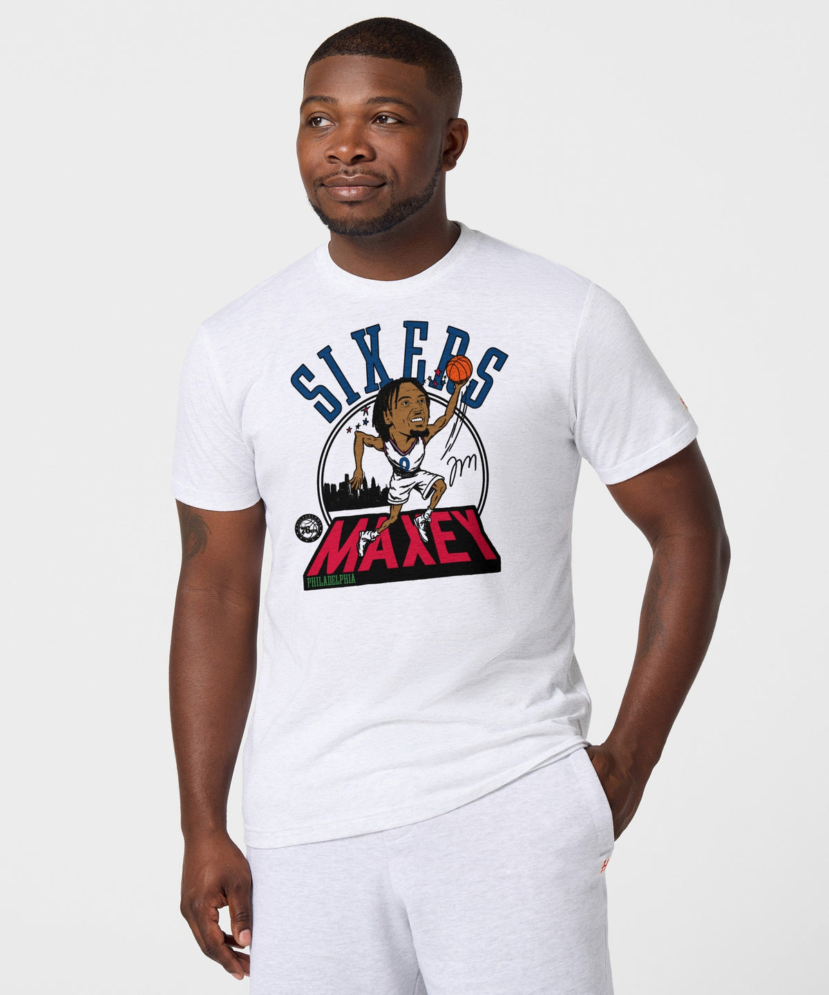 76ers Tyrese Maxey Signature City Edition 2024 Unisex