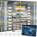 FZIIVQU Updated 2026 World Soccer Schedule Poster With Live Score QR Code, 33.1"x22.3" Wall Chart Large Print for All Ages From Grandparents, Father Holiday Gifts for Home Bar Office