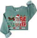 Personalized Mama Claus Sweatshirt with Kids Name, Custom Grandma christmas shirt, Mom Gift for Christmas