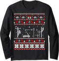 Lineman Ugly Christmas Sweater Gifts For Women Men Long Sleeve T-Shirt