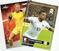 2) Mint Card Lot Kylian Mbappe & Erling Haaland 2017 Leaf HYPE ##1, 94 Rookies Unisex