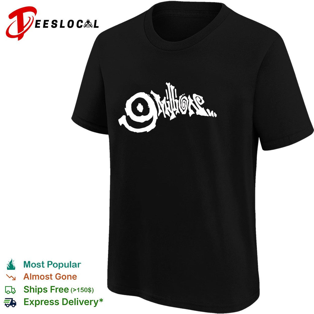 9 Millions graffiti gothic logo dark art shirt Unisex