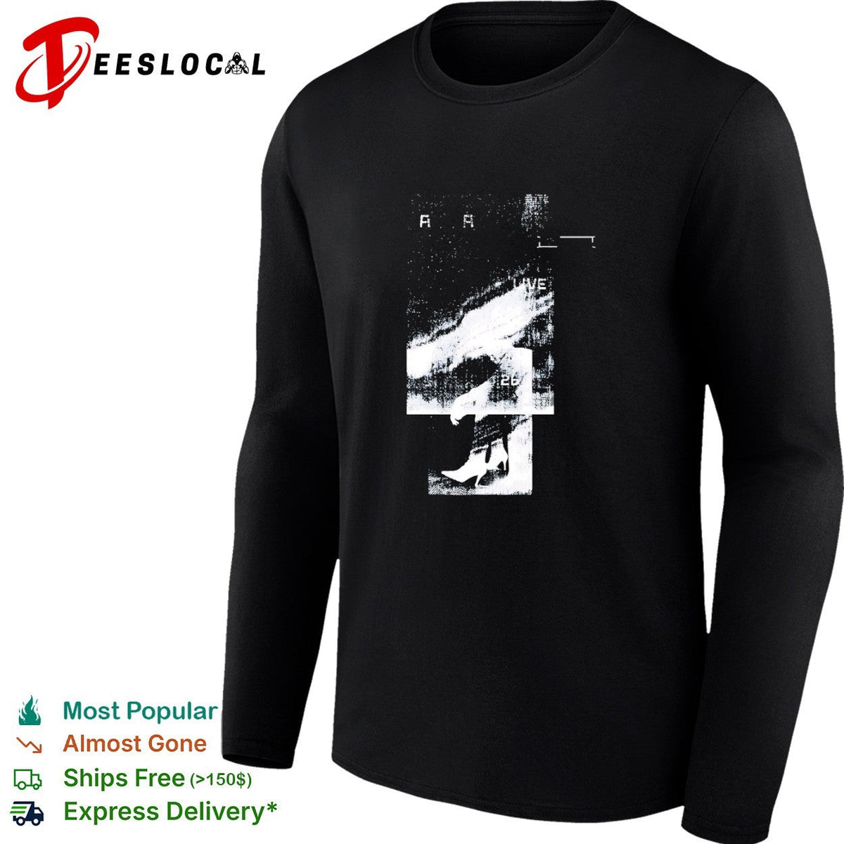 A A LIVE 26 High Heel Boot Aesthetic Abstract Surrealism Artistic shirt Unisex