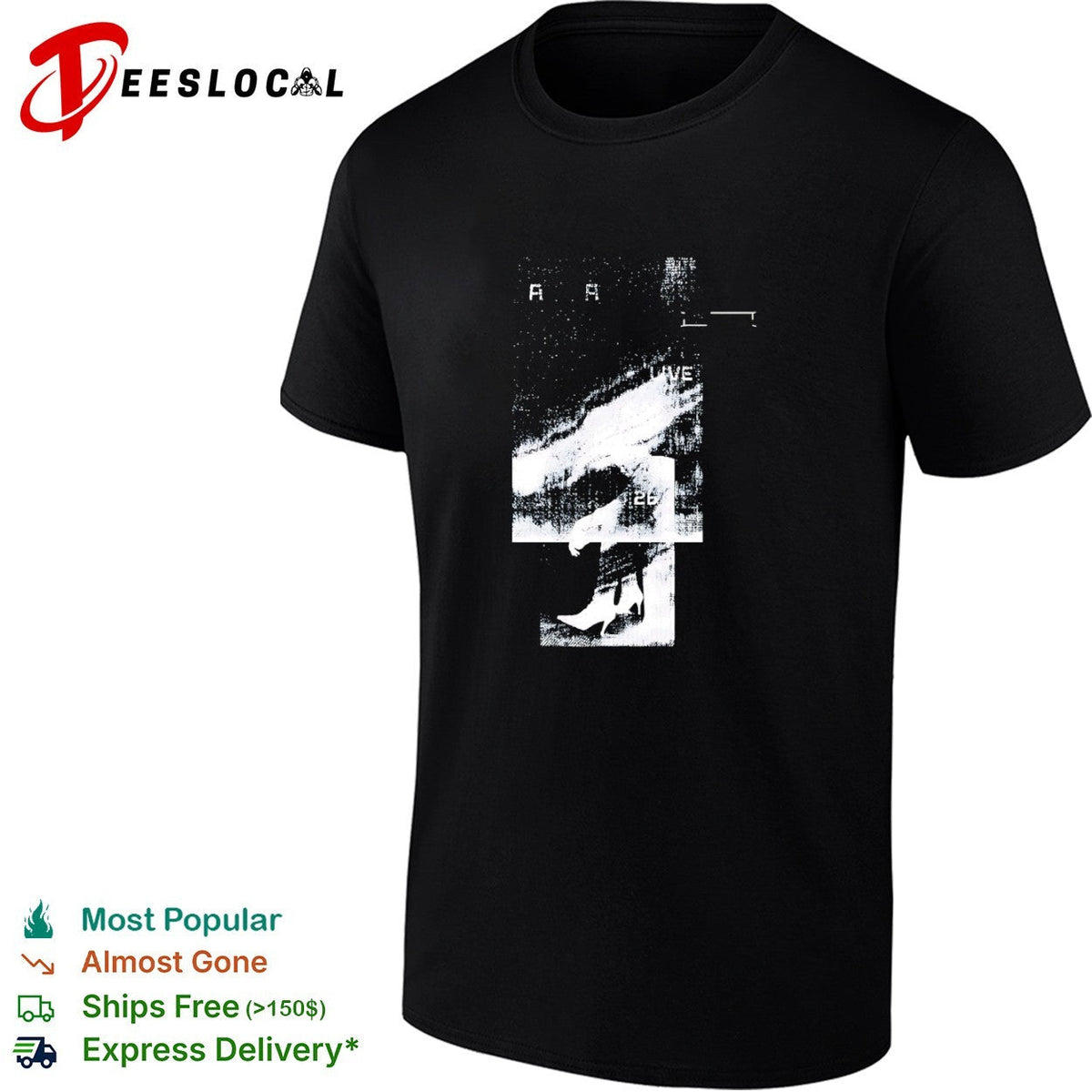 A A LIVE 26 High Heel Boot Aesthetic Abstract Surrealism Artistic shirt Unisex