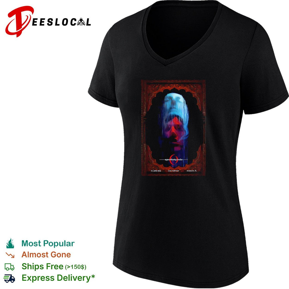 A Perfect Circle Warsaw Poland June 10 2026 concert poster shirt Unisex