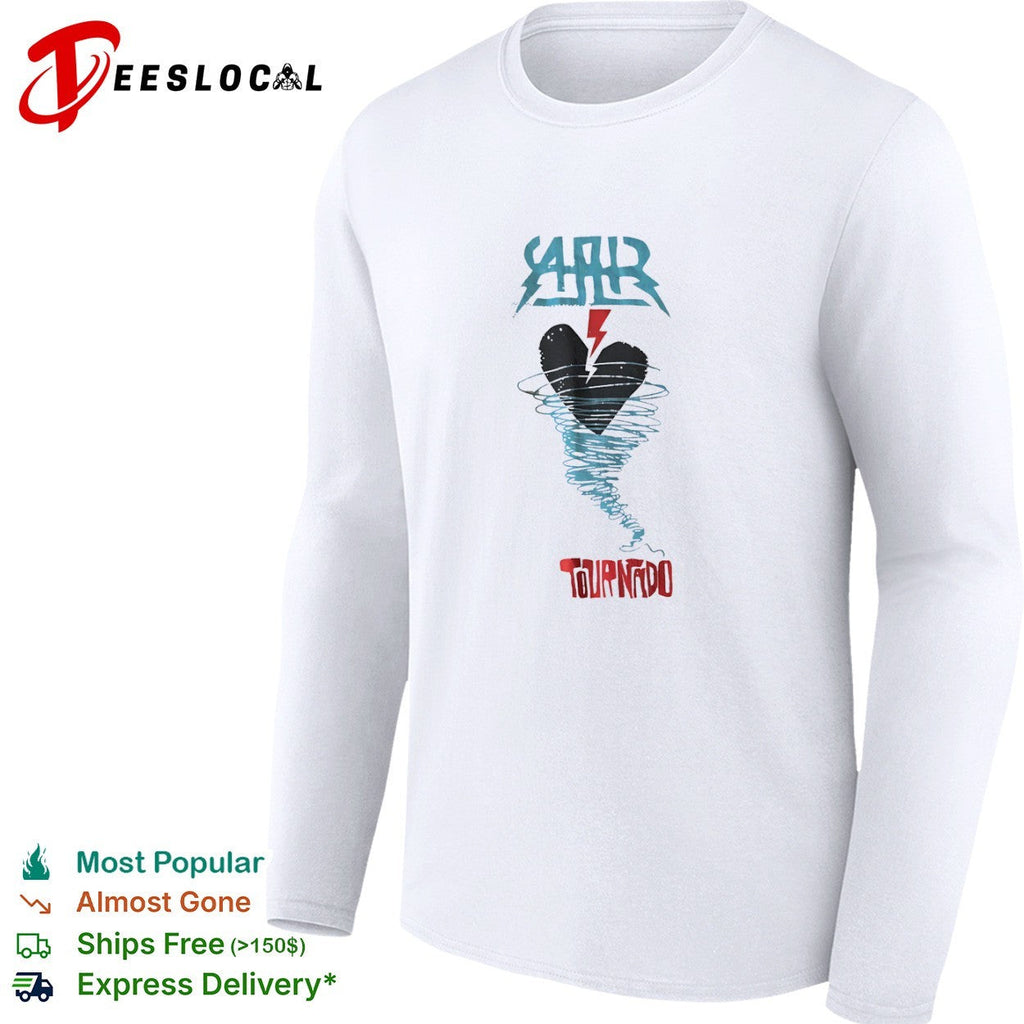 AAR Tournado Heart Lightning Bolt Logo Music Band shirt Unisex