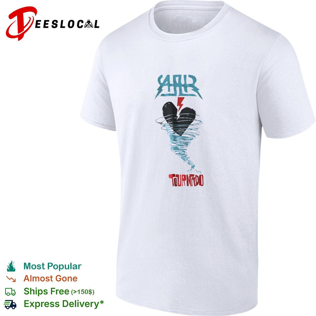 AAR Tournado Heart Lightning Bolt Logo Music Band shirt Unisex