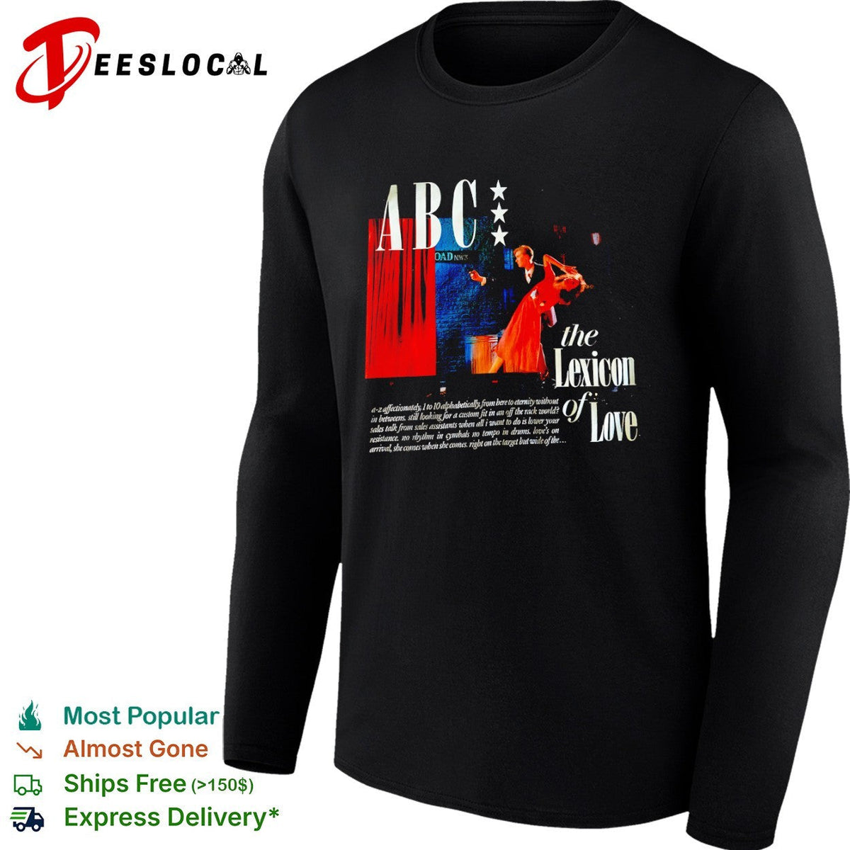 ABC the Lexicon of Love a z affectionately 1 to 10 alphabetically from here shirt Unisex