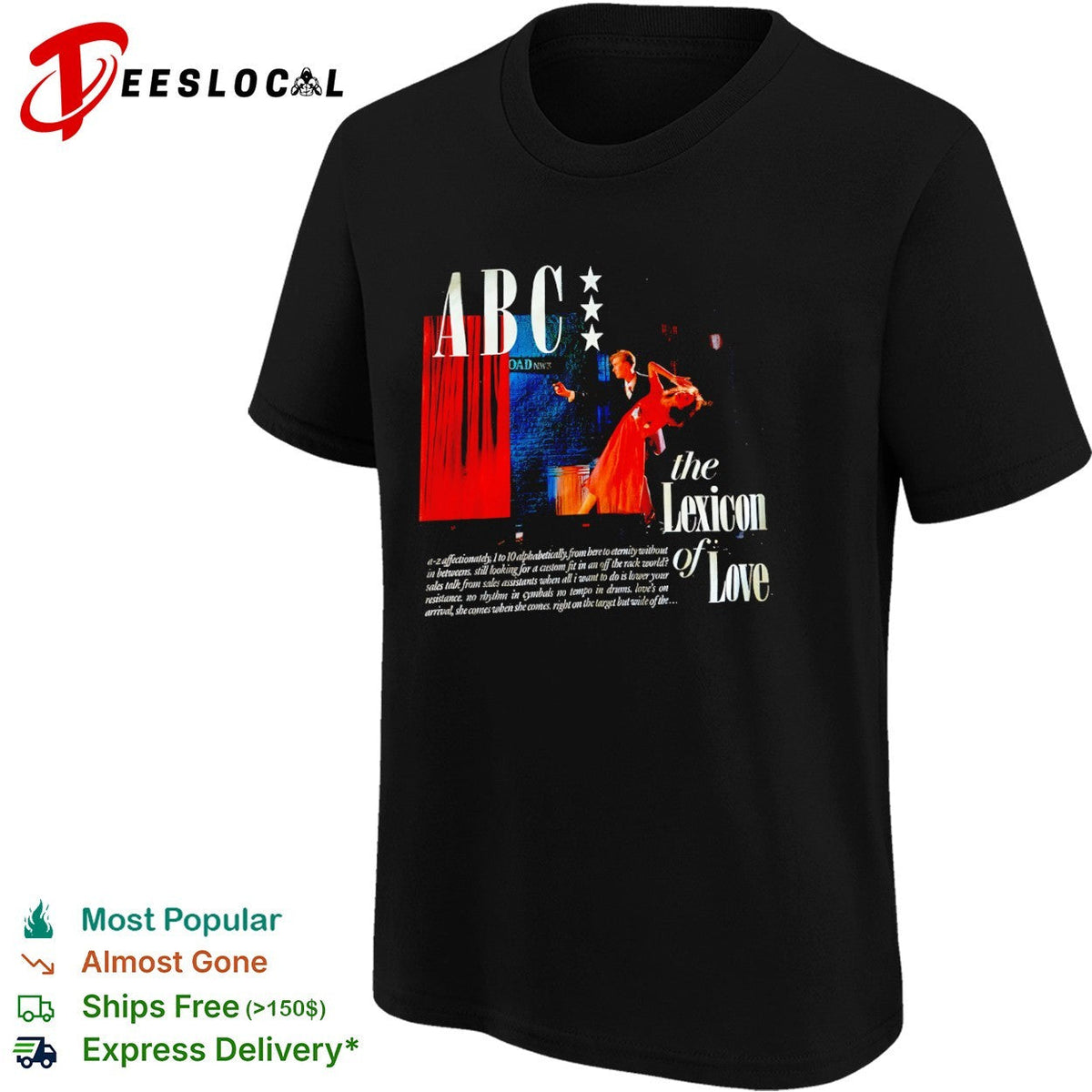 ABC the Lexicon of Love a z affectionately 1 to 10 alphabetically from here shirt Unisex