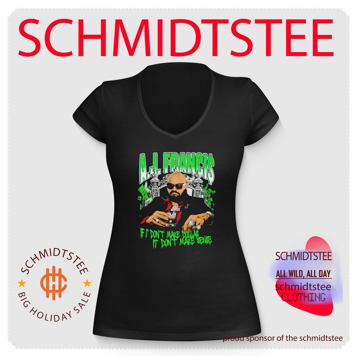 AJ Francis Kingpin If It Don’t Make Dollars It Don’t Make Sense shirt Unisex