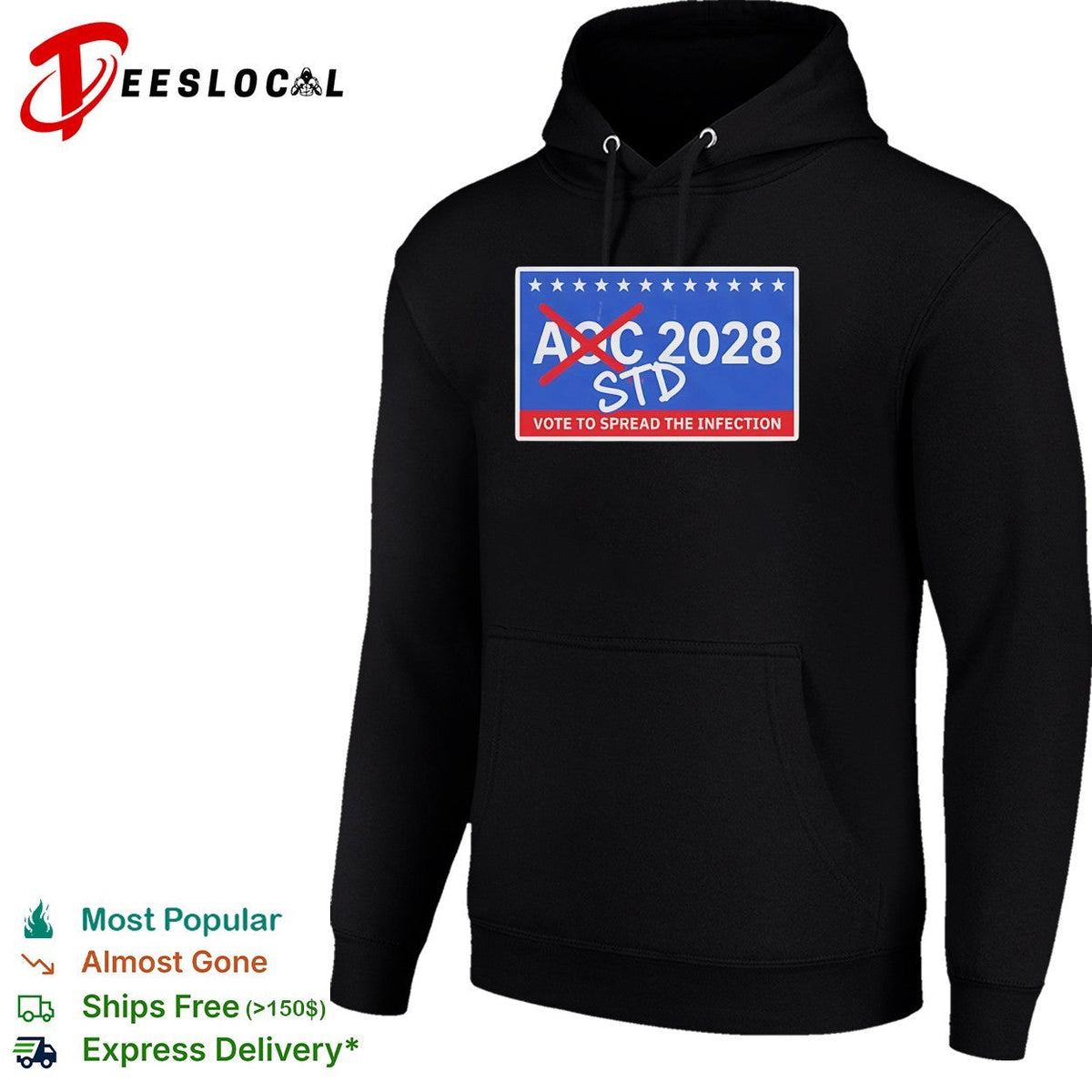 AOC 2028 STD Vote to spread the infection shirt Unisex