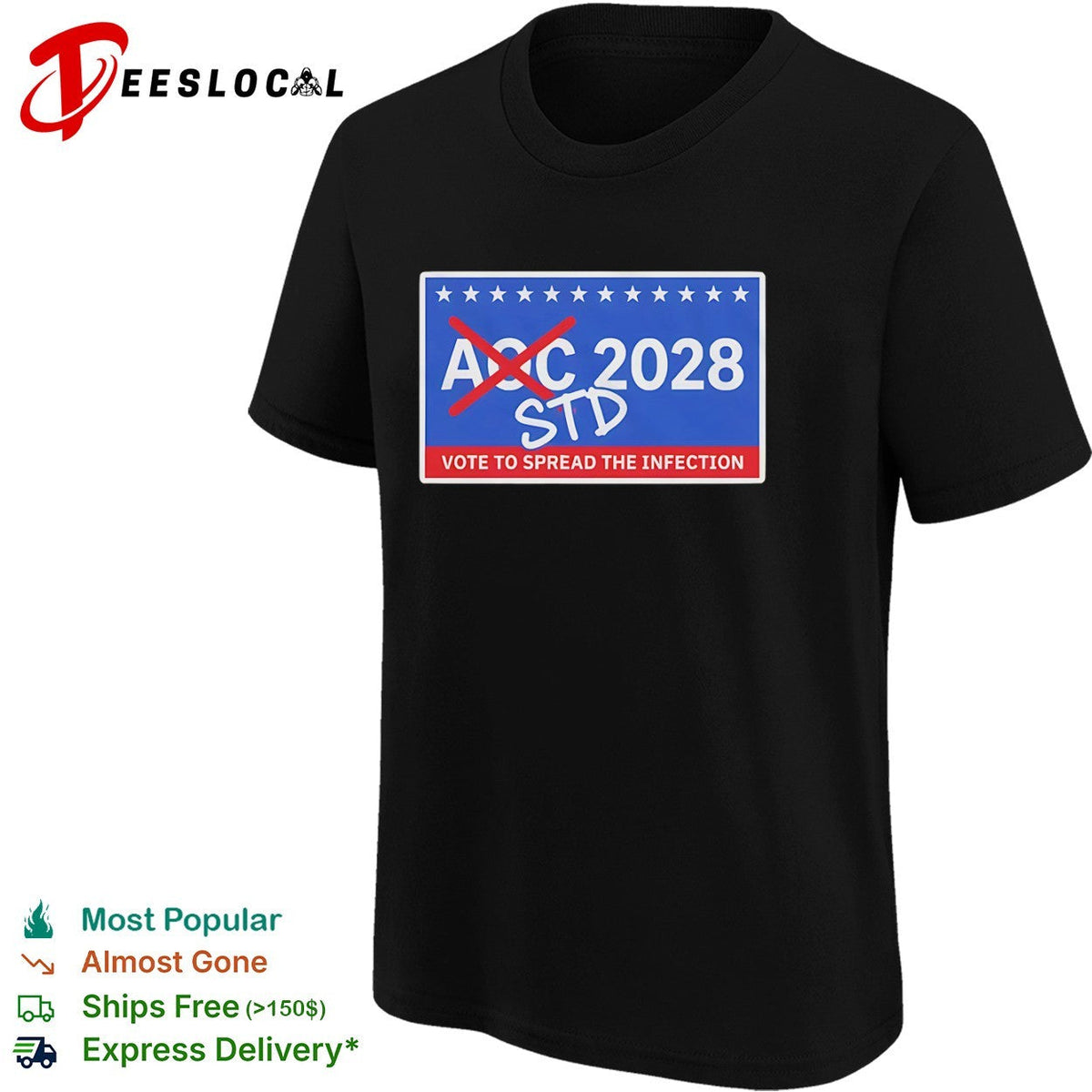 AOC 2028 STD Vote to spread the infection shirt Unisex