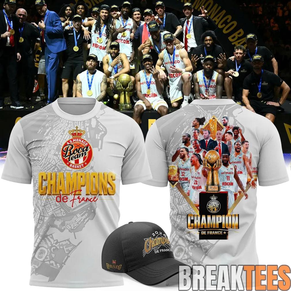 AS Monaco Basket 2026 Betclic Élite Champions Two-Sided Graphic Unisex