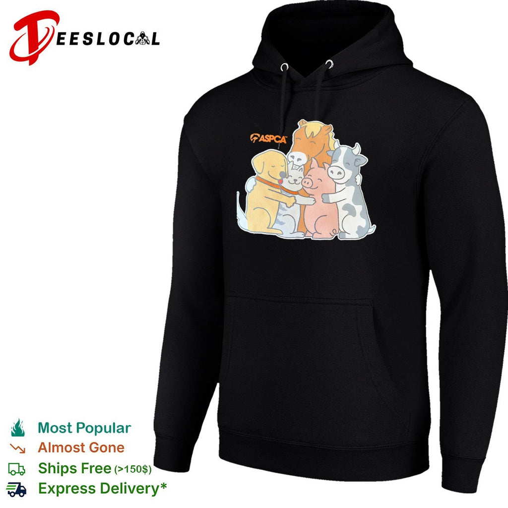 ASPCA Animal Friends Horse Dog Cat Pig Cow shirt Unisex