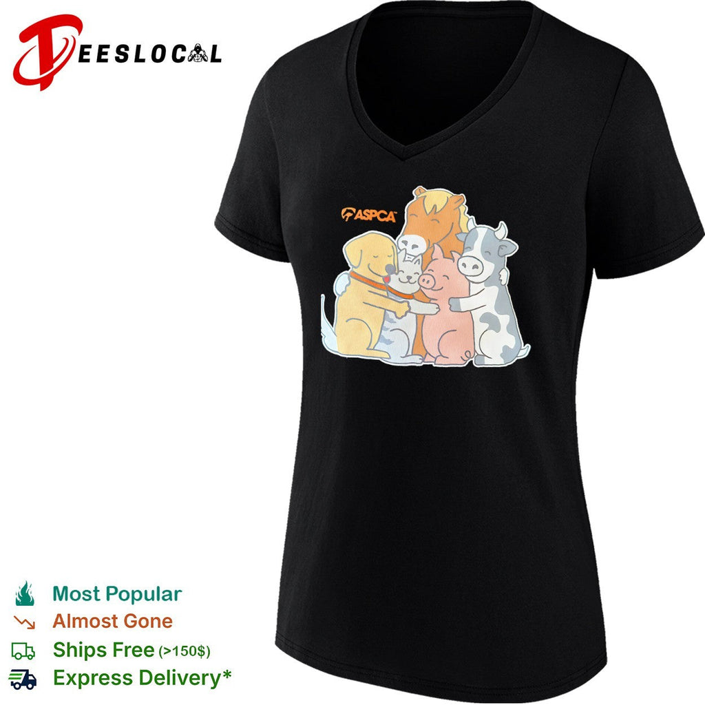 ASPCA Animal Friends Horse Dog Cat Pig Cow shirt Unisex