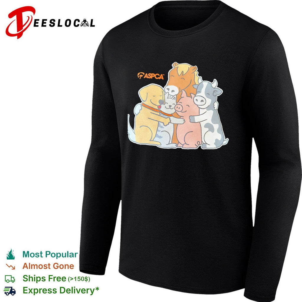 ASPCA Animal Friends Horse Dog Cat Pig Cow shirt Unisex