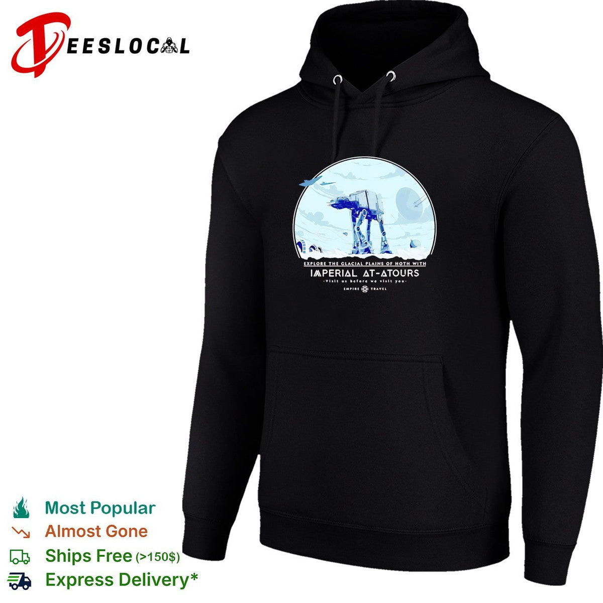 AT AT walker exploring Hoth Imperial tours poster shirt Unisex
