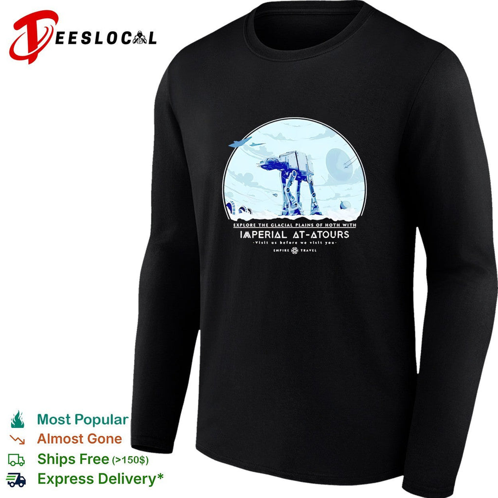 AT AT walker exploring Hoth Imperial tours poster shirt Unisex