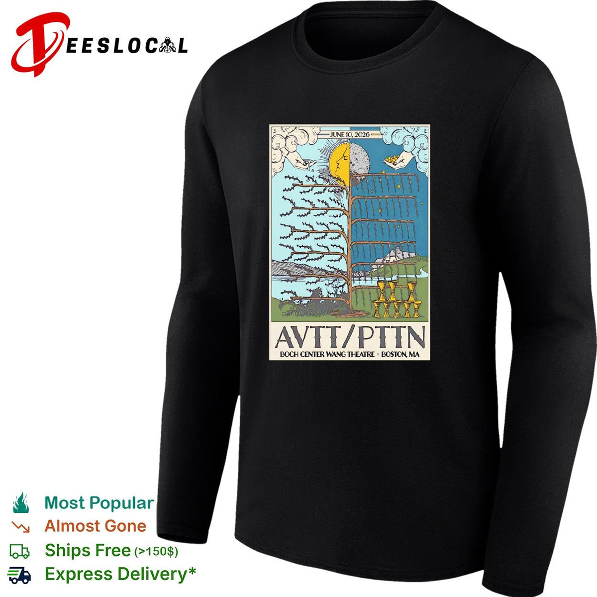 AVTT PTIN Boch Center Wang Theatre Boston MA concert shirt Unisex