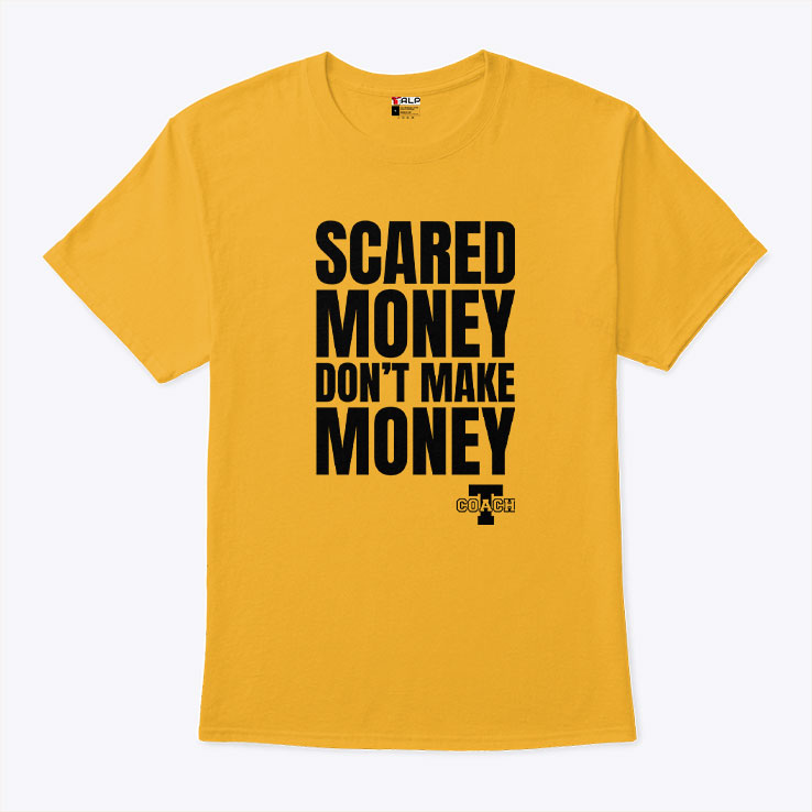 Aaron Rodgers Scared Money Don’t Make Money T Shirt Unisex